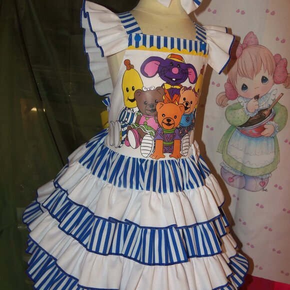 Bananas in Pajamas Kids Dress Size 4t NEW - Picture 7 of 7